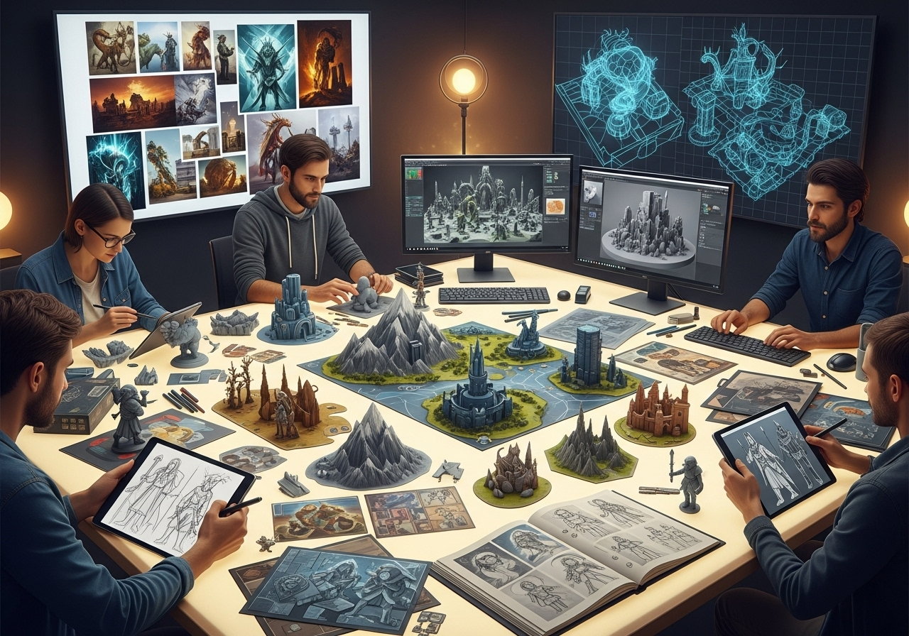 Eldorbitatig : Univers de Jeu : Personnages & Espaces